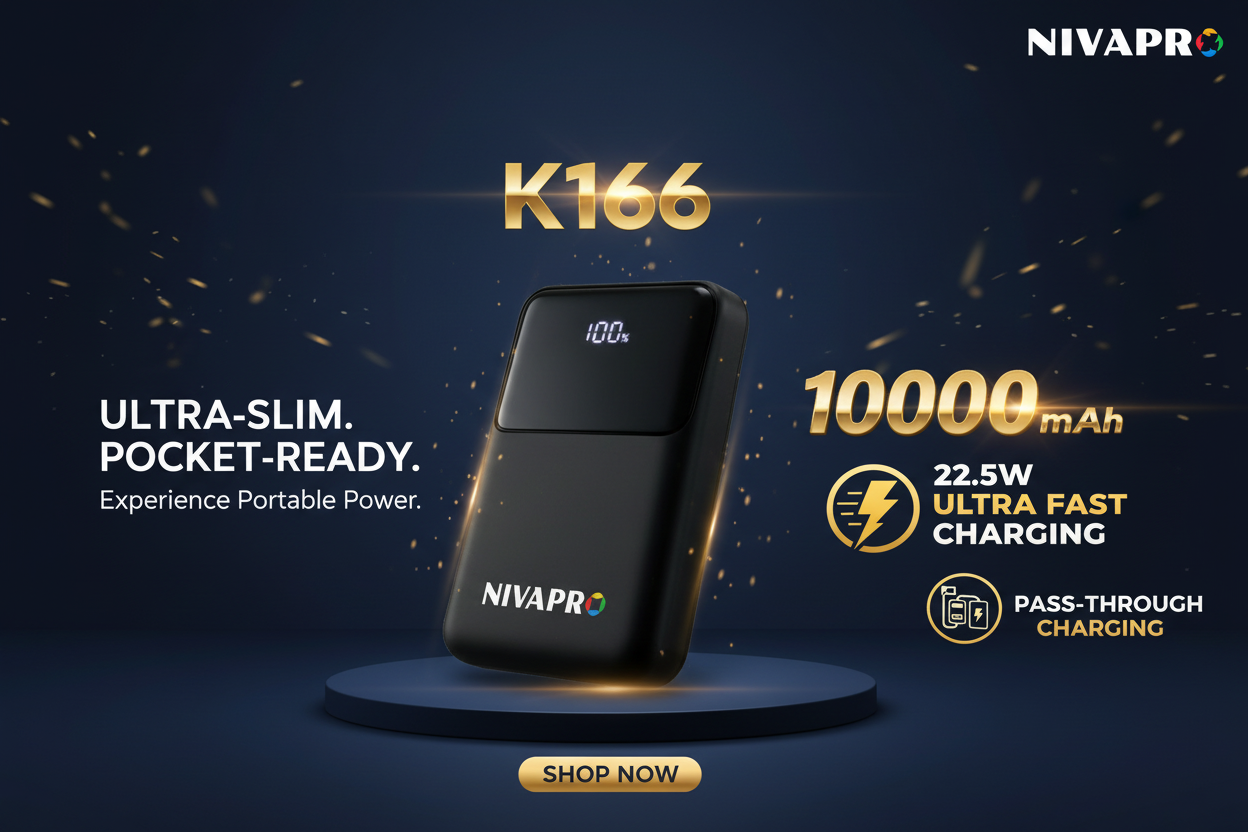 K166 Power Bank Banner