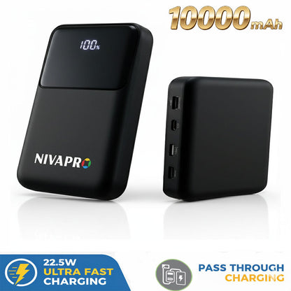 Slim Compact Power Bank K166 (10000 mAh)