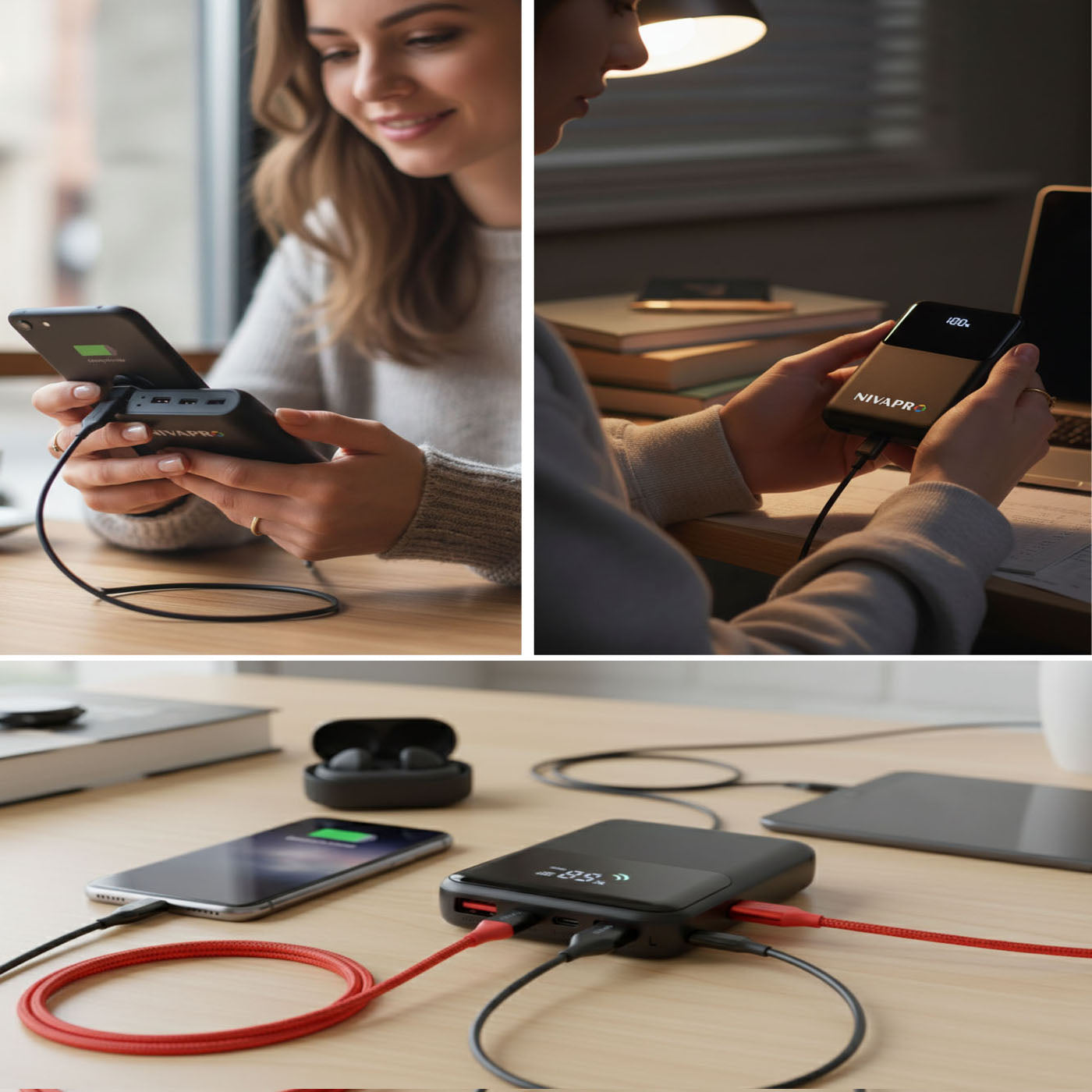 Slim Compact Power Bank K166 (10000 mAh)