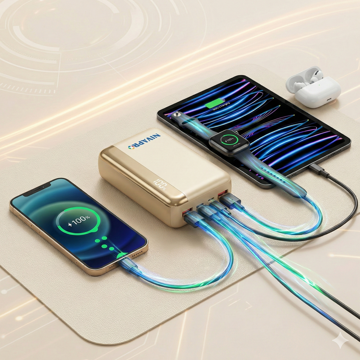 Slim Compact Power Bank K186 (20000 mAh)