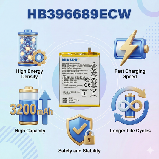 NIVAPRO HB396689ECW Battery for Mate 9/9 Pro 3200mAh