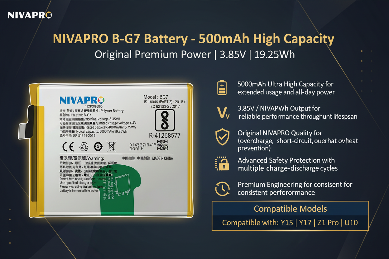 NIVAPRO B-G7 Battery Banner