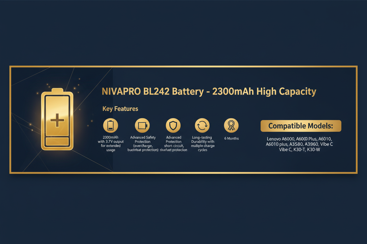 NIVAPRO BL242 Battery Banner