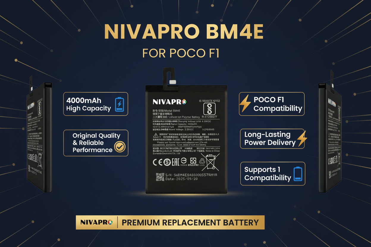 NIVAPRO BM4E Battery Banner