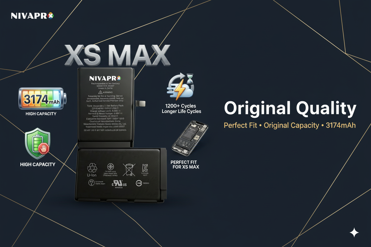NIVAPRO XS Max Battery Banner