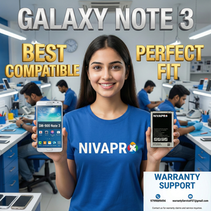 NOTE3  GALAXY for SAMSUNG B800BC,B800BE, Galaxy Note 3, N9000, N900, N900A, N900T 3200mAh Battery by NIVAPRO
