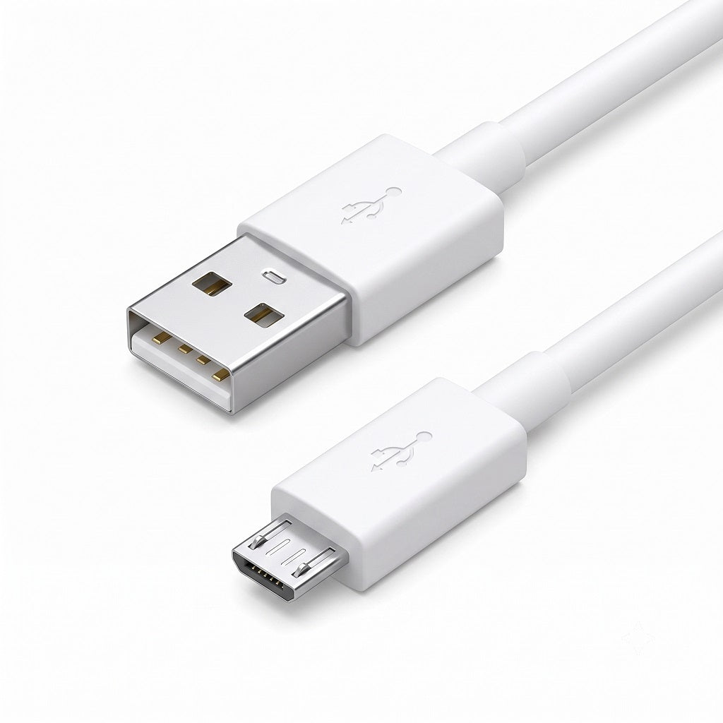 Original OPPO USB-A to Micro USB Cable 1M | 2A Fast Charging | 15W Max Output | USB 2.0 Data Sync Cable | White