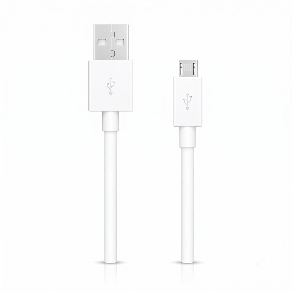 Original OPPO USB-A to Micro USB Cable 1M | 2A Fast Charging | 15W Max Output | USB 2.0 Data Sync Cable | White