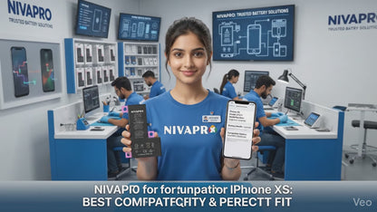 XS iphone battery compatible by NIVAPRO 2658mAh with warranty