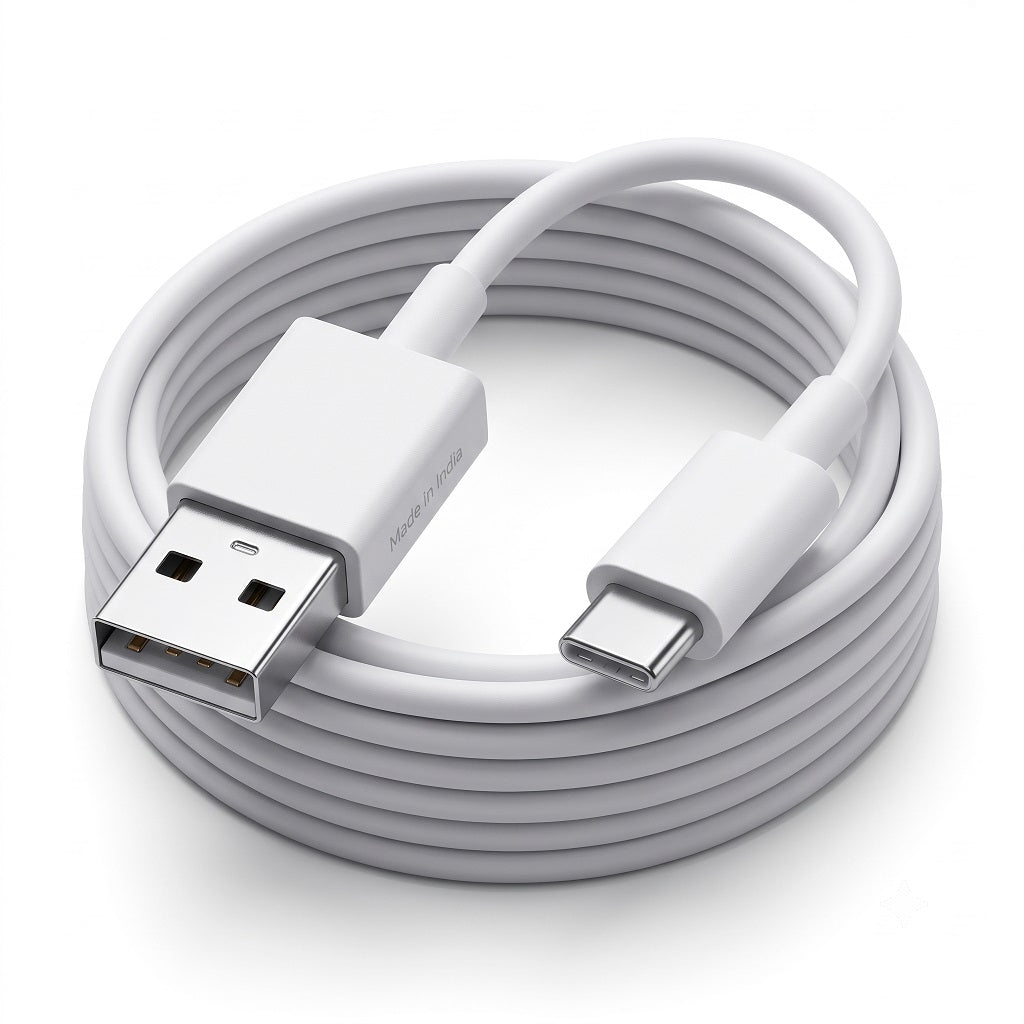 Original Xiaomi 3A USB-A to USB-C cable 1M with 3A current | 480Mbps high-speed data transmission | Safe and durable